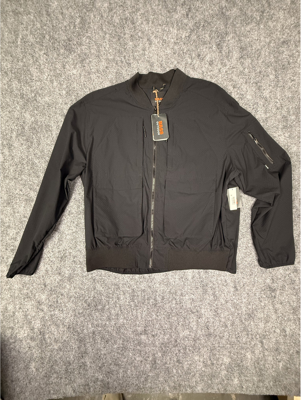 Bass Outdoor Easy Pack Bomber Jacket Black XXL